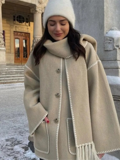 Coat with Scarf